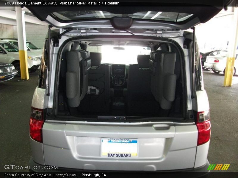 Alabaster Silver Metallic / Titanium 2009 Honda Element EX AWD