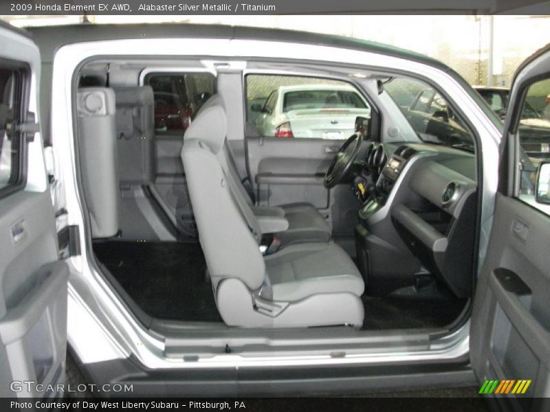Alabaster Silver Metallic / Titanium 2009 Honda Element EX AWD