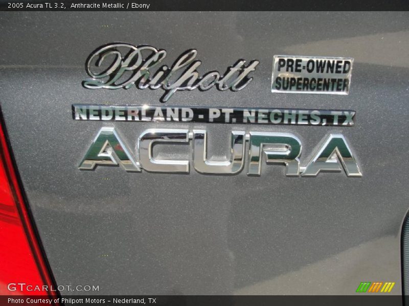 Anthracite Metallic / Ebony 2005 Acura TL 3.2
