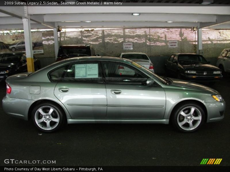 Seacrest Green Metallic / Warm Ivory 2009 Subaru Legacy 2.5i Sedan