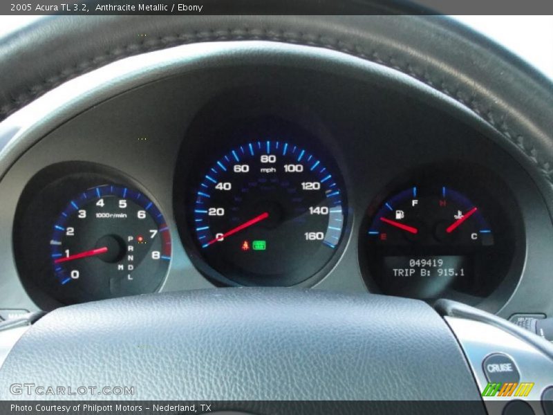 Anthracite Metallic / Ebony 2005 Acura TL 3.2