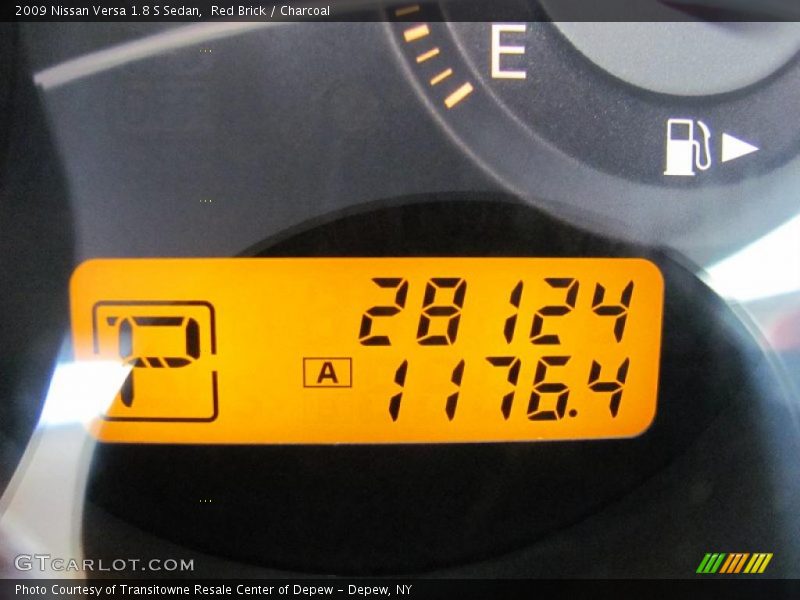 Red Brick / Charcoal 2009 Nissan Versa 1.8 S Sedan