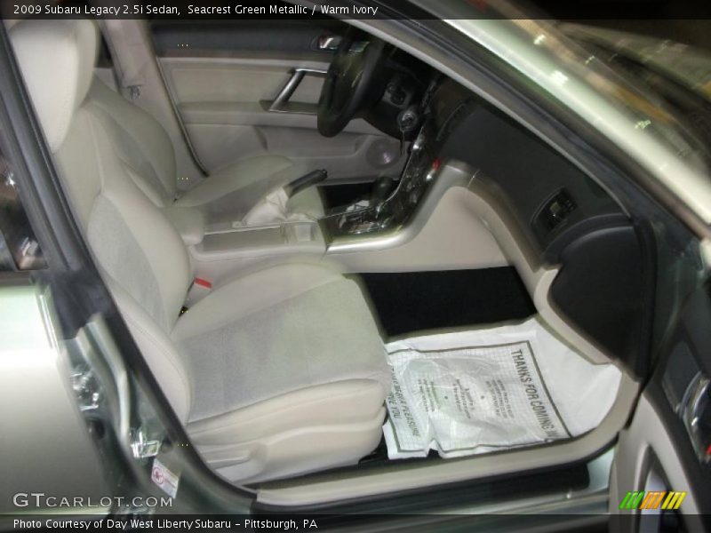 Seacrest Green Metallic / Warm Ivory 2009 Subaru Legacy 2.5i Sedan
