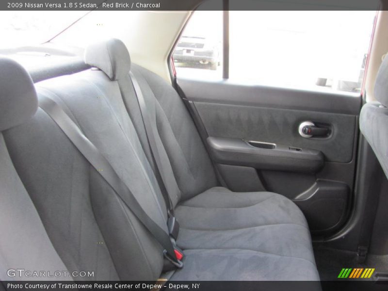Red Brick / Charcoal 2009 Nissan Versa 1.8 S Sedan