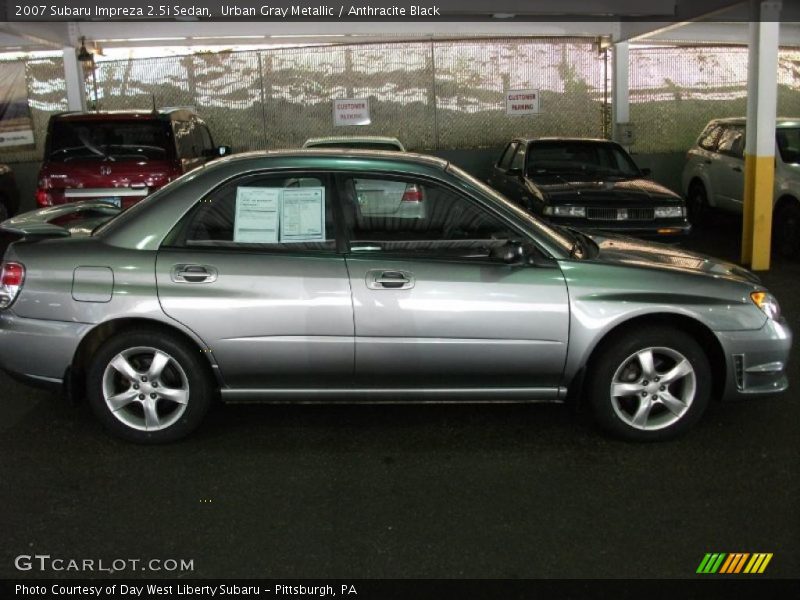 Urban Gray Metallic / Anthracite Black 2007 Subaru Impreza 2.5i Sedan