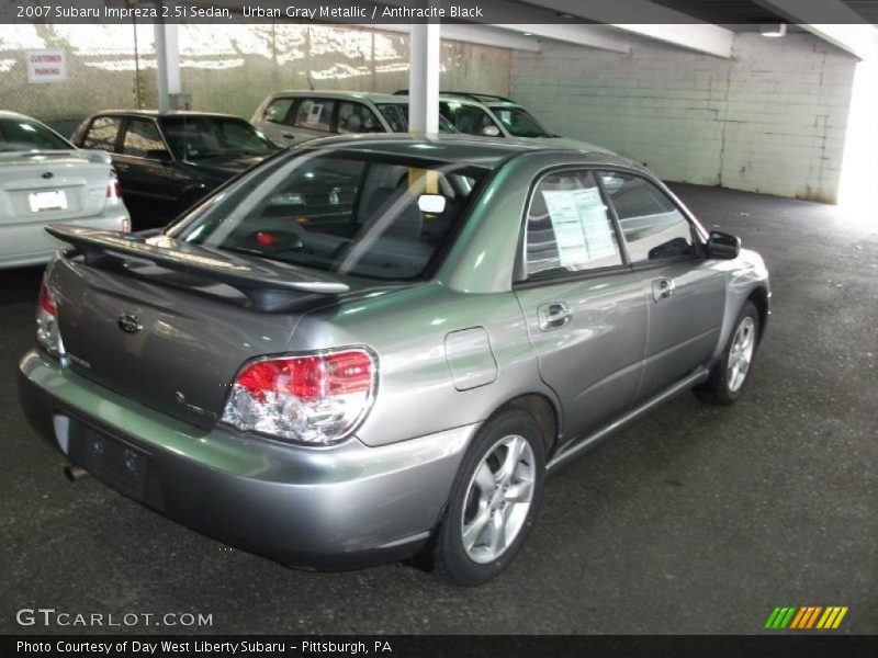 Urban Gray Metallic / Anthracite Black 2007 Subaru Impreza 2.5i Sedan