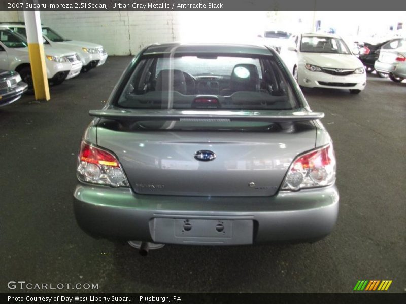 Urban Gray Metallic / Anthracite Black 2007 Subaru Impreza 2.5i Sedan