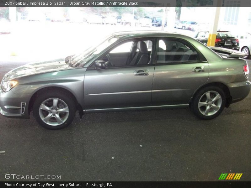 Urban Gray Metallic / Anthracite Black 2007 Subaru Impreza 2.5i Sedan