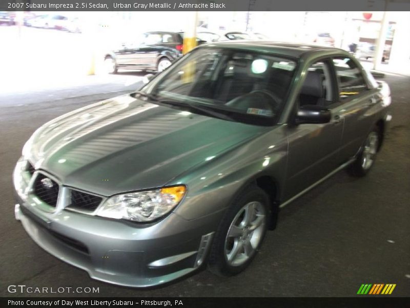 Urban Gray Metallic / Anthracite Black 2007 Subaru Impreza 2.5i Sedan