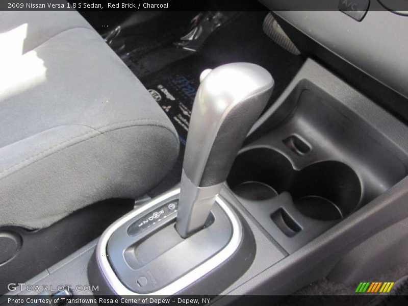 Red Brick / Charcoal 2009 Nissan Versa 1.8 S Sedan