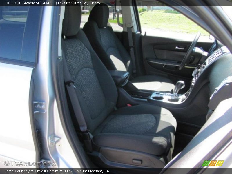 Quicksilver Metallic / Ebony 2010 GMC Acadia SLE AWD