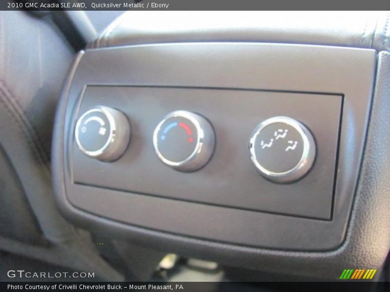 Quicksilver Metallic / Ebony 2010 GMC Acadia SLE AWD