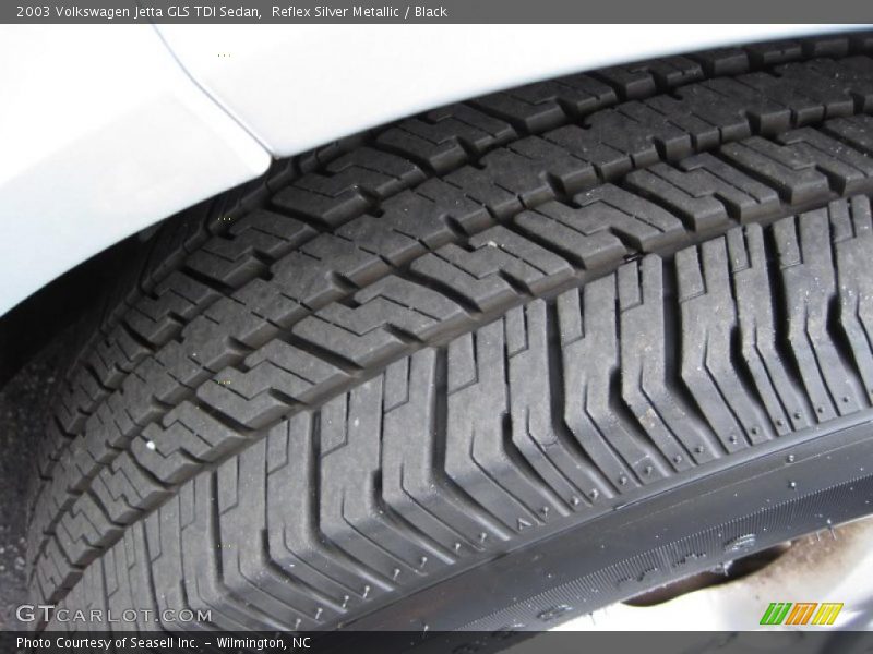Reflex Silver Metallic / Black 2003 Volkswagen Jetta GLS TDI Sedan