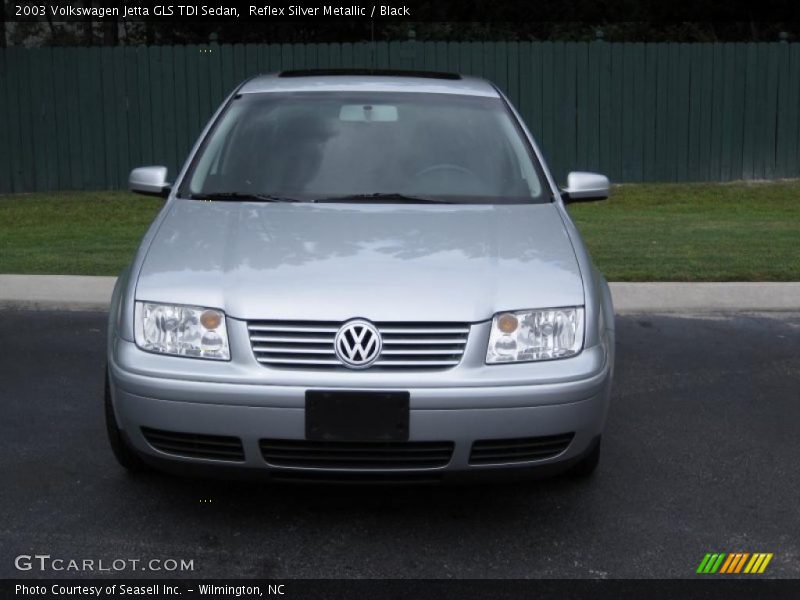 Reflex Silver Metallic / Black 2003 Volkswagen Jetta GLS TDI Sedan