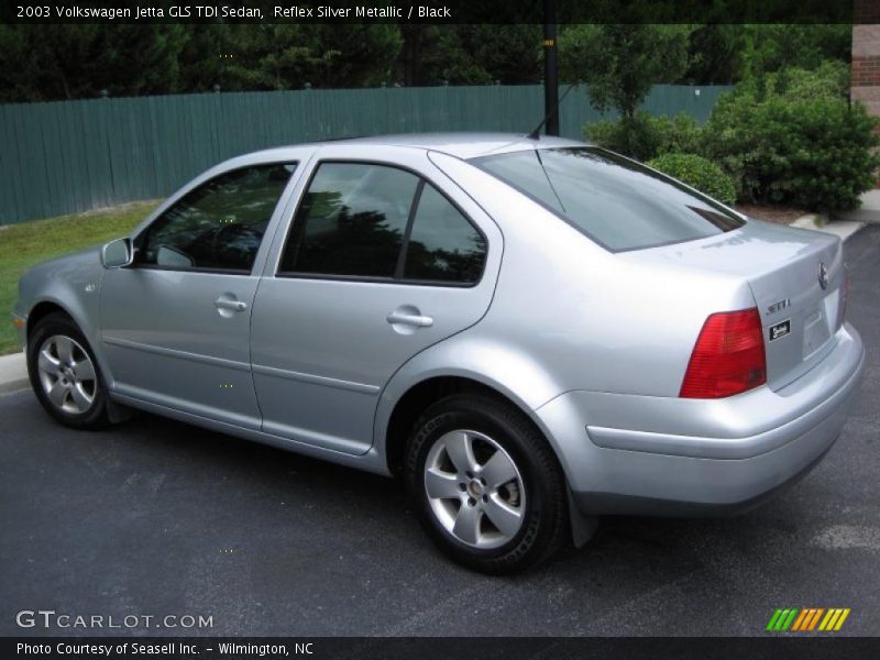 Reflex Silver Metallic / Black 2003 Volkswagen Jetta GLS TDI Sedan