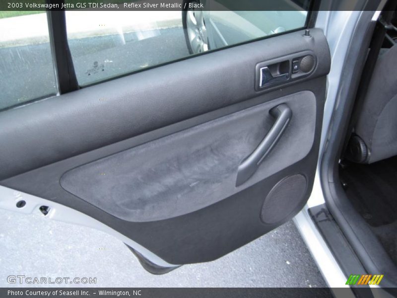 Reflex Silver Metallic / Black 2003 Volkswagen Jetta GLS TDI Sedan