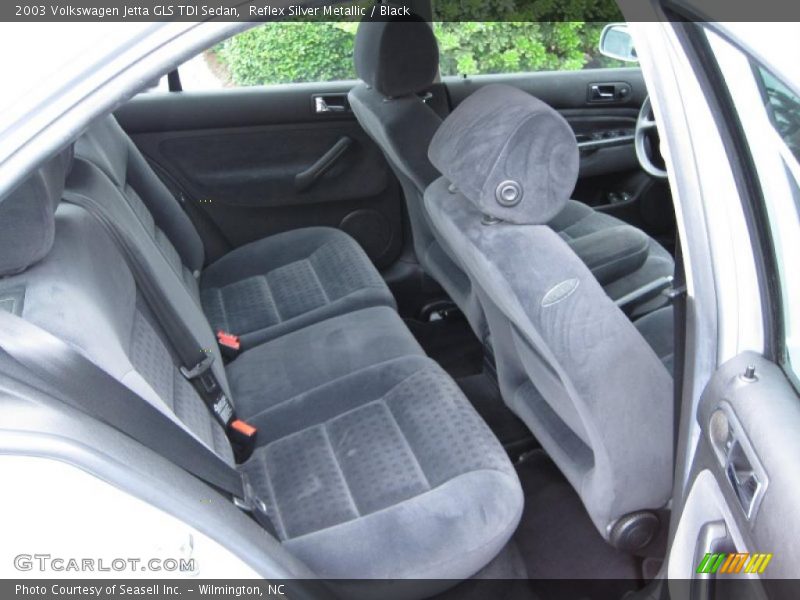 Reflex Silver Metallic / Black 2003 Volkswagen Jetta GLS TDI Sedan