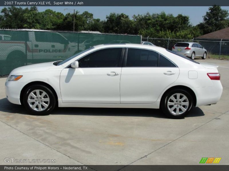 Super White / Ash 2007 Toyota Camry XLE V6