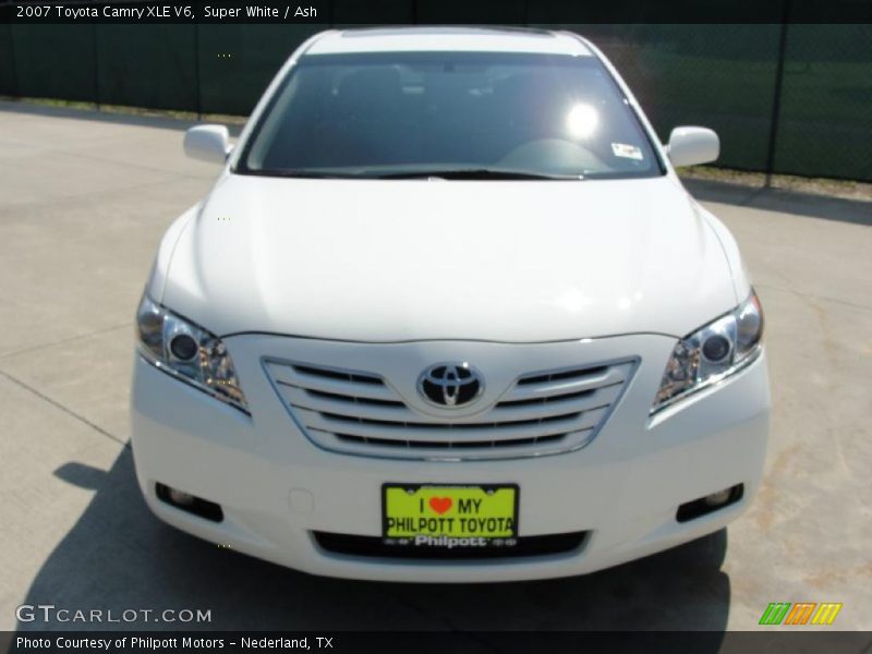Super White / Ash 2007 Toyota Camry XLE V6