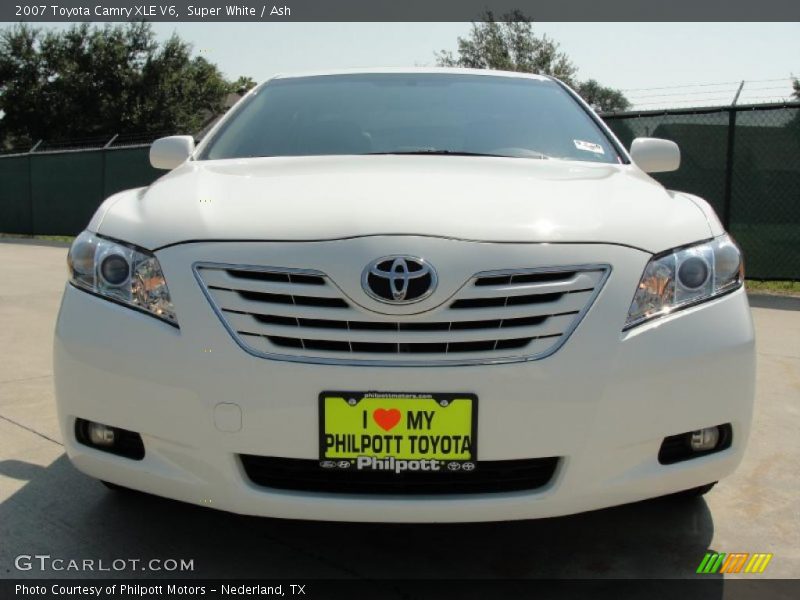 Super White / Ash 2007 Toyota Camry XLE V6