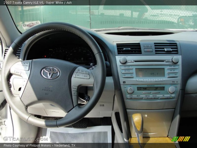 Super White / Ash 2007 Toyota Camry XLE V6