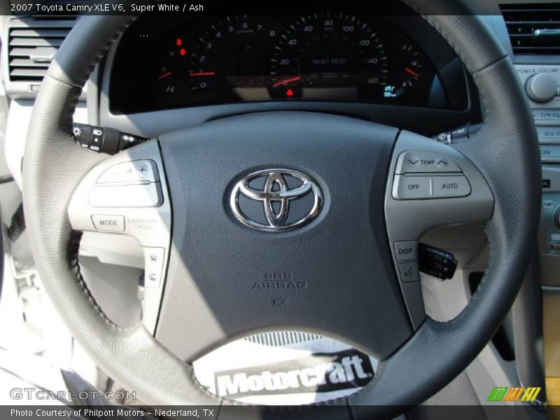 Super White / Ash 2007 Toyota Camry XLE V6