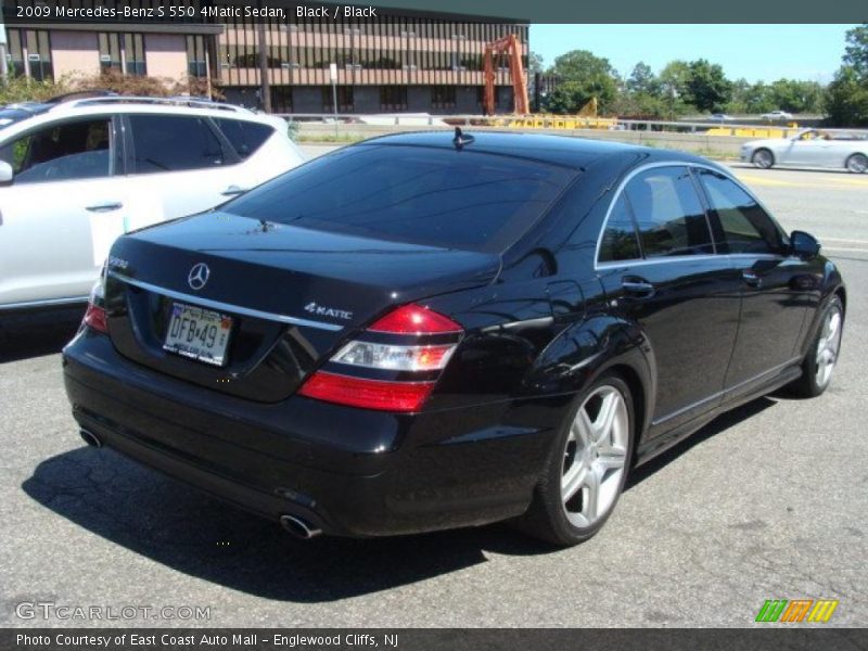 Black / Black 2009 Mercedes-Benz S 550 4Matic Sedan