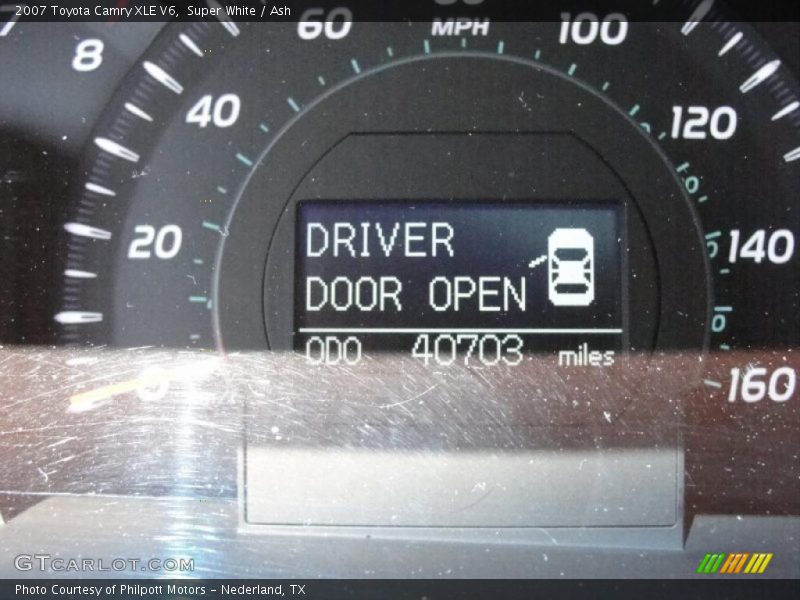 Super White / Ash 2007 Toyota Camry XLE V6