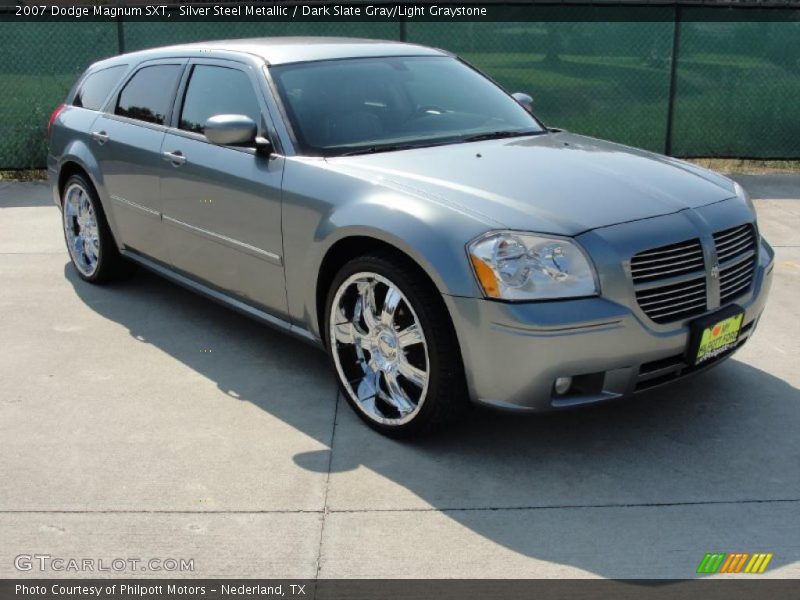 Silver Steel Metallic / Dark Slate Gray/Light Graystone 2007 Dodge Magnum SXT
