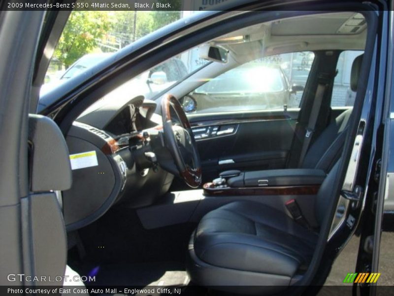 Black / Black 2009 Mercedes-Benz S 550 4Matic Sedan