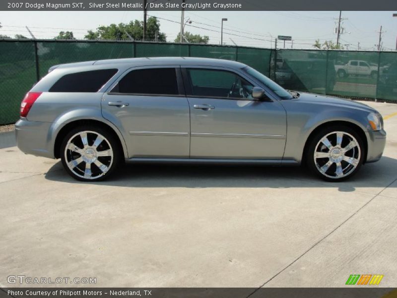 Silver Steel Metallic / Dark Slate Gray/Light Graystone 2007 Dodge Magnum SXT