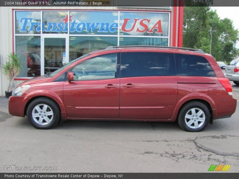 Autumn Red Metallic / Beige 2004 Nissan Quest 3.5 SL