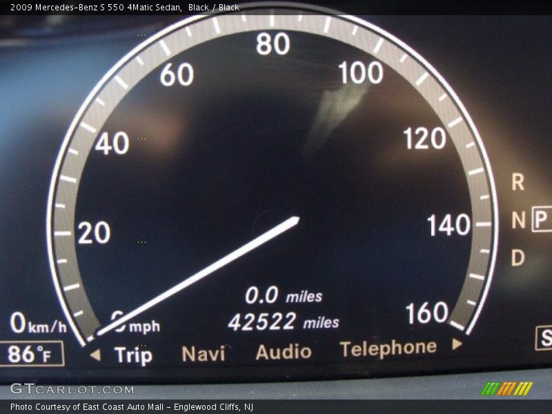 Black / Black 2009 Mercedes-Benz S 550 4Matic Sedan