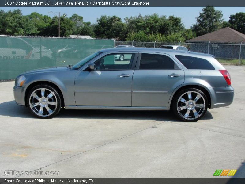 Silver Steel Metallic / Dark Slate Gray/Light Graystone 2007 Dodge Magnum SXT