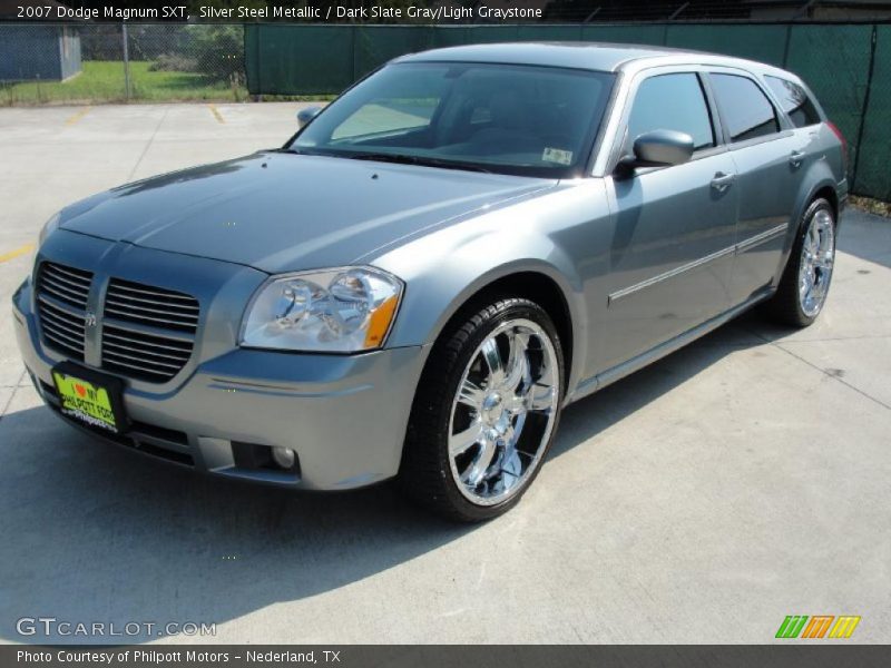 Silver Steel Metallic / Dark Slate Gray/Light Graystone 2007 Dodge Magnum SXT