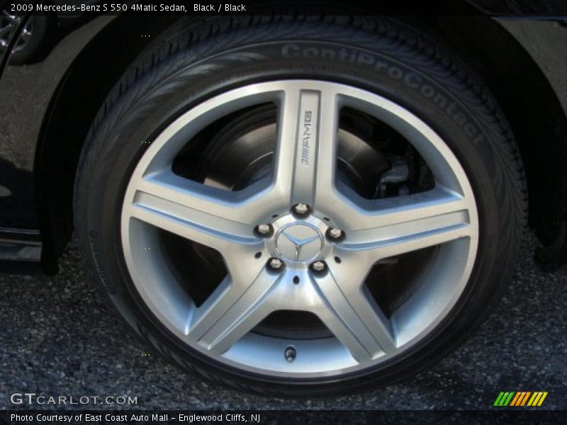 Black / Black 2009 Mercedes-Benz S 550 4Matic Sedan