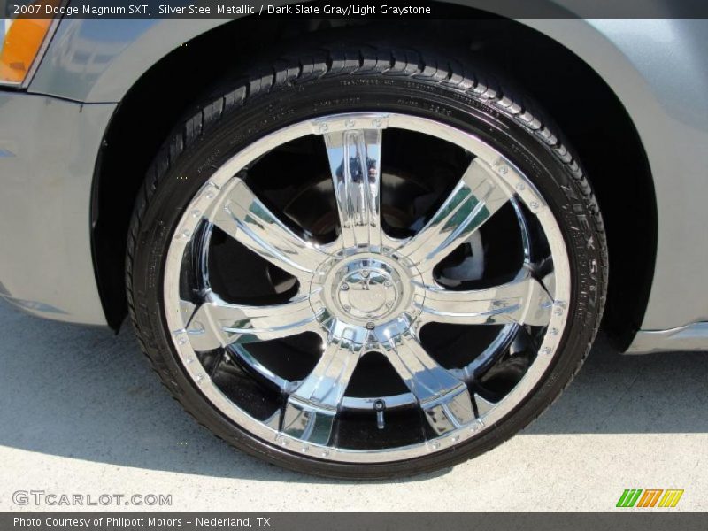 Silver Steel Metallic / Dark Slate Gray/Light Graystone 2007 Dodge Magnum SXT