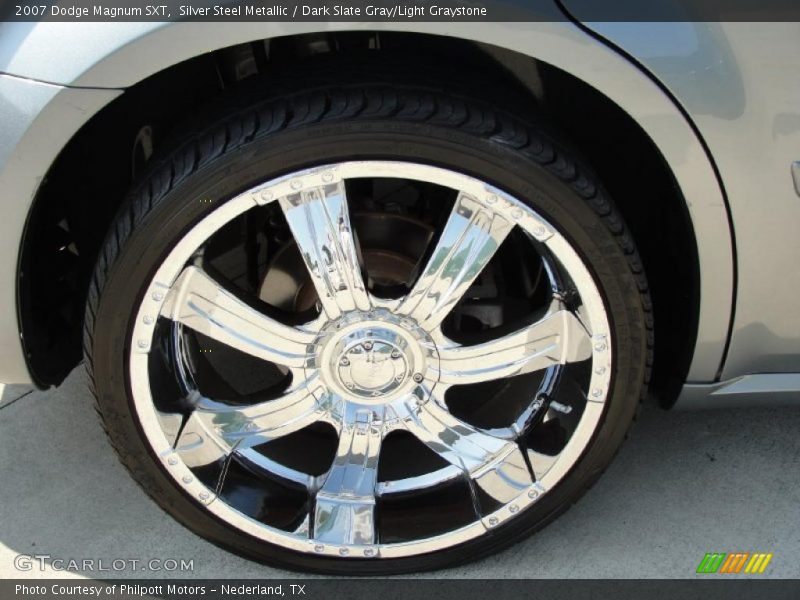 Silver Steel Metallic / Dark Slate Gray/Light Graystone 2007 Dodge Magnum SXT