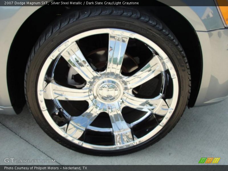 Silver Steel Metallic / Dark Slate Gray/Light Graystone 2007 Dodge Magnum SXT