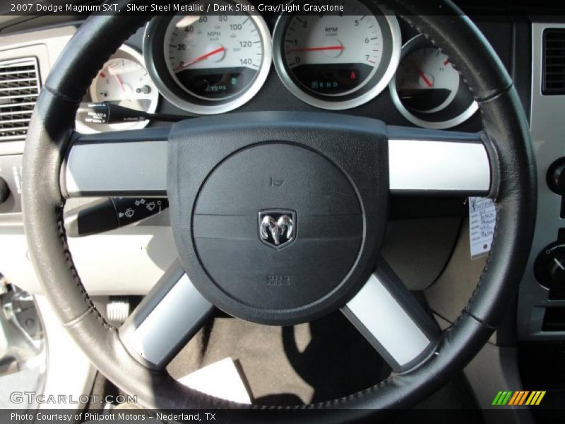 Silver Steel Metallic / Dark Slate Gray/Light Graystone 2007 Dodge Magnum SXT