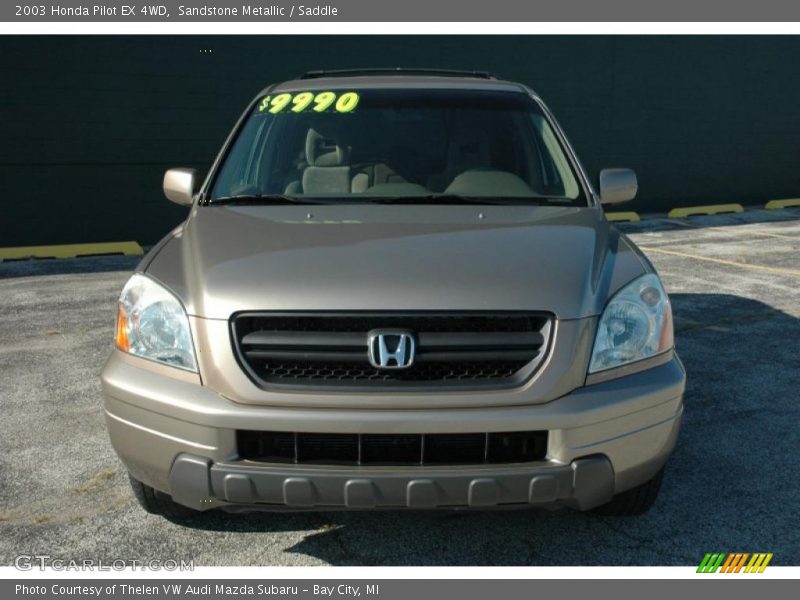 Sandstone Metallic / Saddle 2003 Honda Pilot EX 4WD