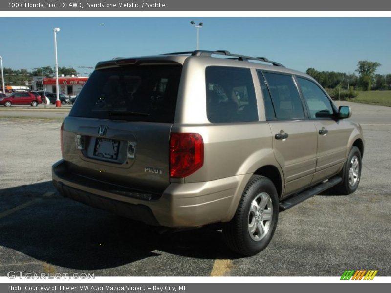 Sandstone Metallic / Saddle 2003 Honda Pilot EX 4WD