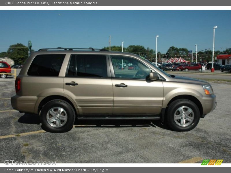 Sandstone Metallic / Saddle 2003 Honda Pilot EX 4WD