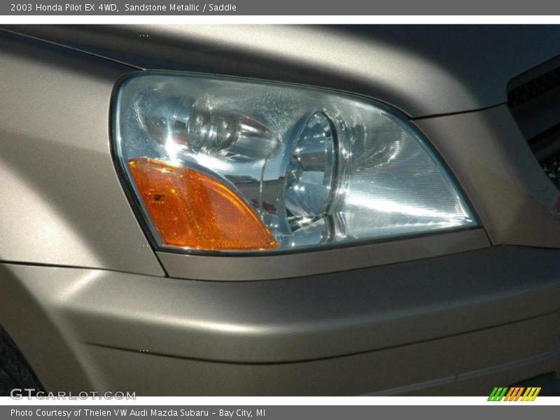 Sandstone Metallic / Saddle 2003 Honda Pilot EX 4WD