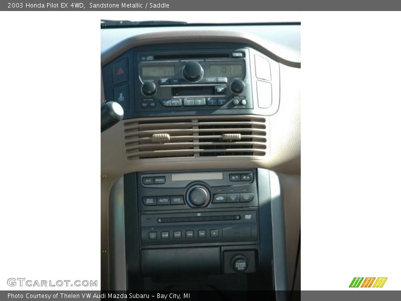 Sandstone Metallic / Saddle 2003 Honda Pilot EX 4WD