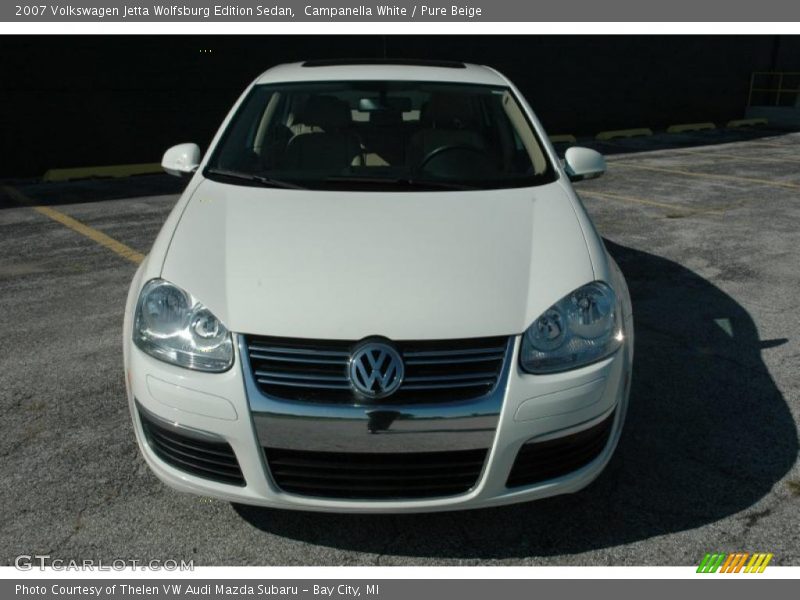 Campanella White / Pure Beige 2007 Volkswagen Jetta Wolfsburg Edition Sedan
