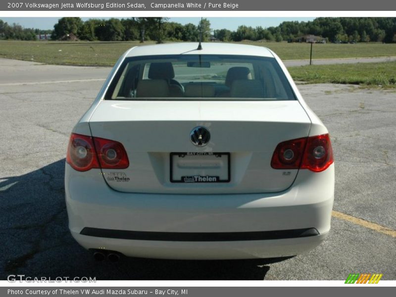 Campanella White / Pure Beige 2007 Volkswagen Jetta Wolfsburg Edition Sedan
