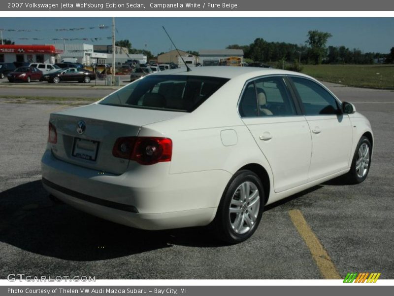 Campanella White / Pure Beige 2007 Volkswagen Jetta Wolfsburg Edition Sedan