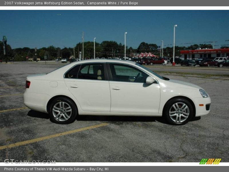 Campanella White / Pure Beige 2007 Volkswagen Jetta Wolfsburg Edition Sedan