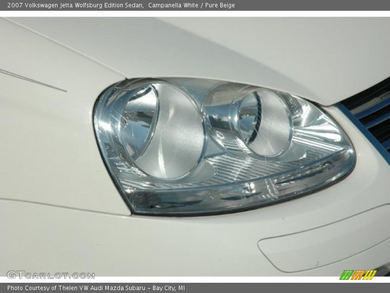 Campanella White / Pure Beige 2007 Volkswagen Jetta Wolfsburg Edition Sedan
